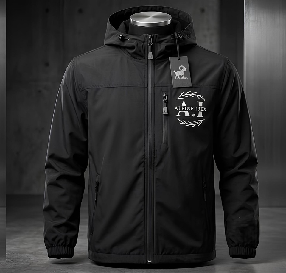 A.I Storm Shell Jacket | Black / Hooded Wind Shell